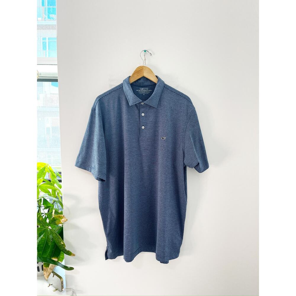 Vineyard Vines Men's On The Go Sankaty Short Sleeve Polo Top Size XL